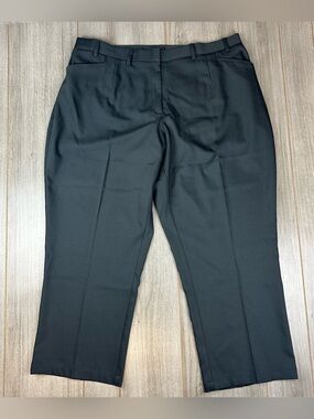 Oobe Chick Fil A Pant Womens Size 26/29 Plus Employee Uniform Elastic Waist Gray